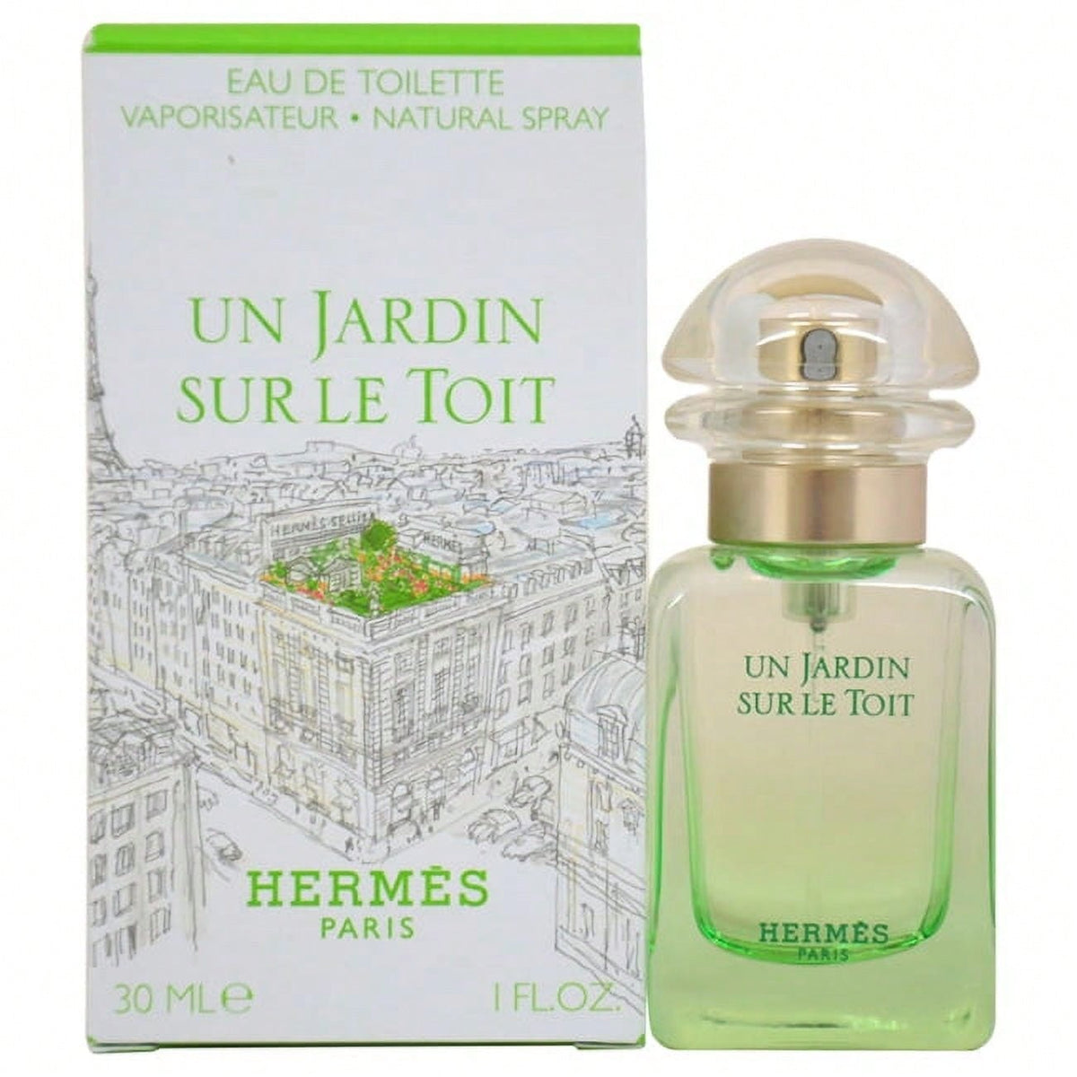 Hermes Un Jardin Sur Le Toit Eau De Toilette Spray 1.0 OZ (30 ml) Unisex