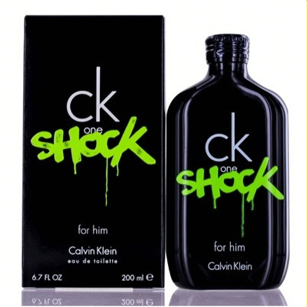 Ck One Shock Men by Calvin Klein EDT Spray 6.7 oz for Men