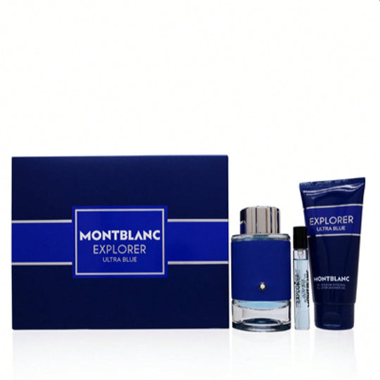 Mont Blanc Explorer Ultra Blue Set For Men