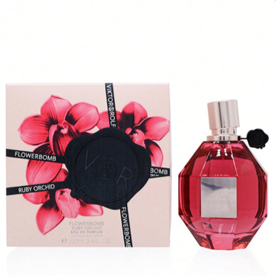 Viktor & Rolf Flowerbomb Ruby Orchid Eau De Parfum Spray 3.4 OZ (100 ml) For Women