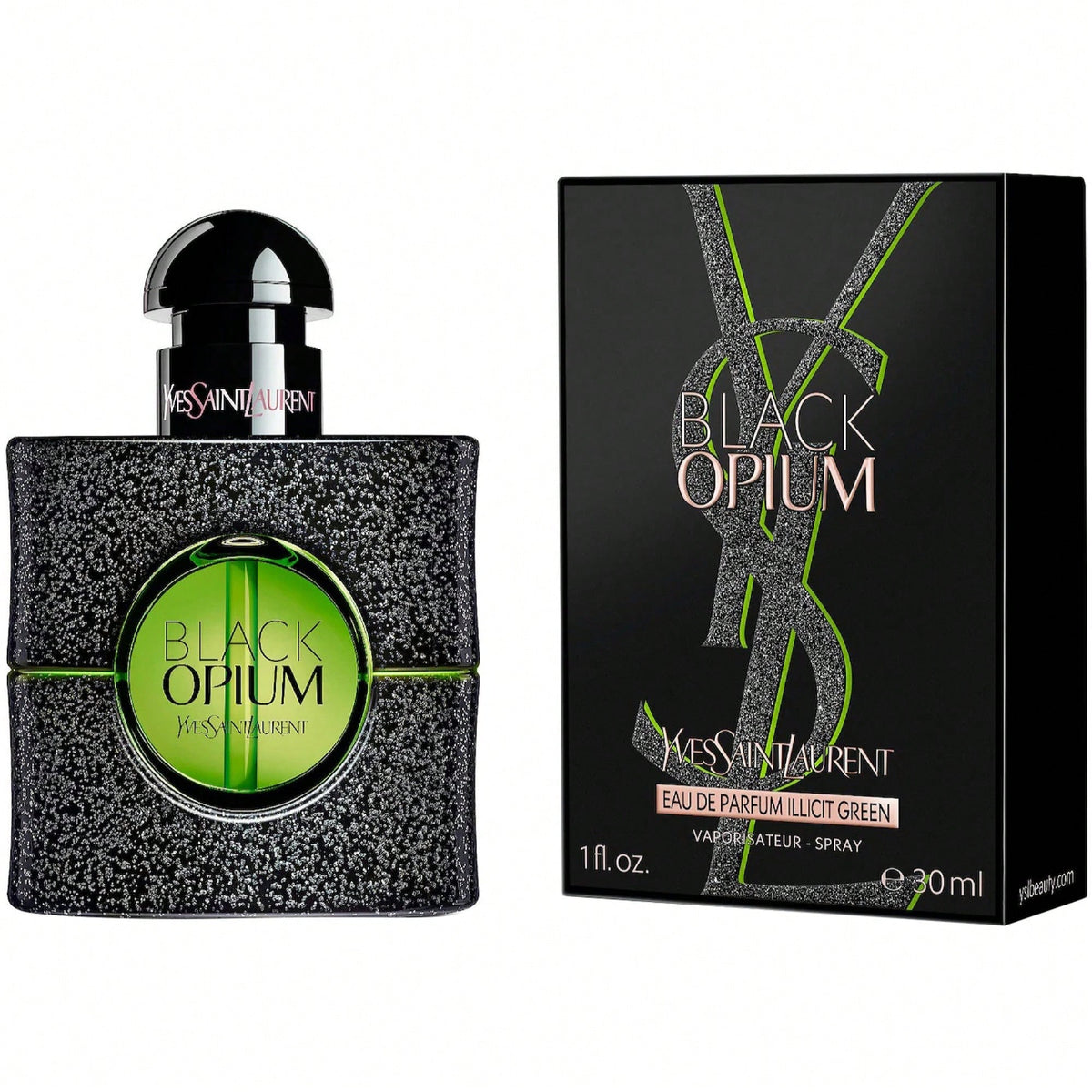 Ysl Black Opium Illicit Green Eau De Parfum Spray 1.0 OZ (30 ml) For Women