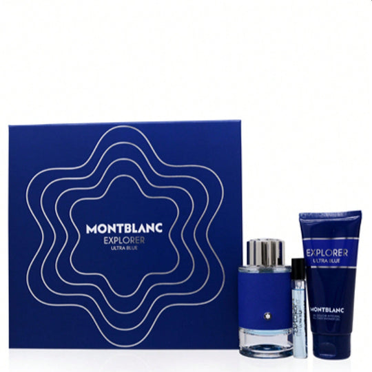 Mont Blanc Explorer Ultra Blue Set - In Gift Box For Men