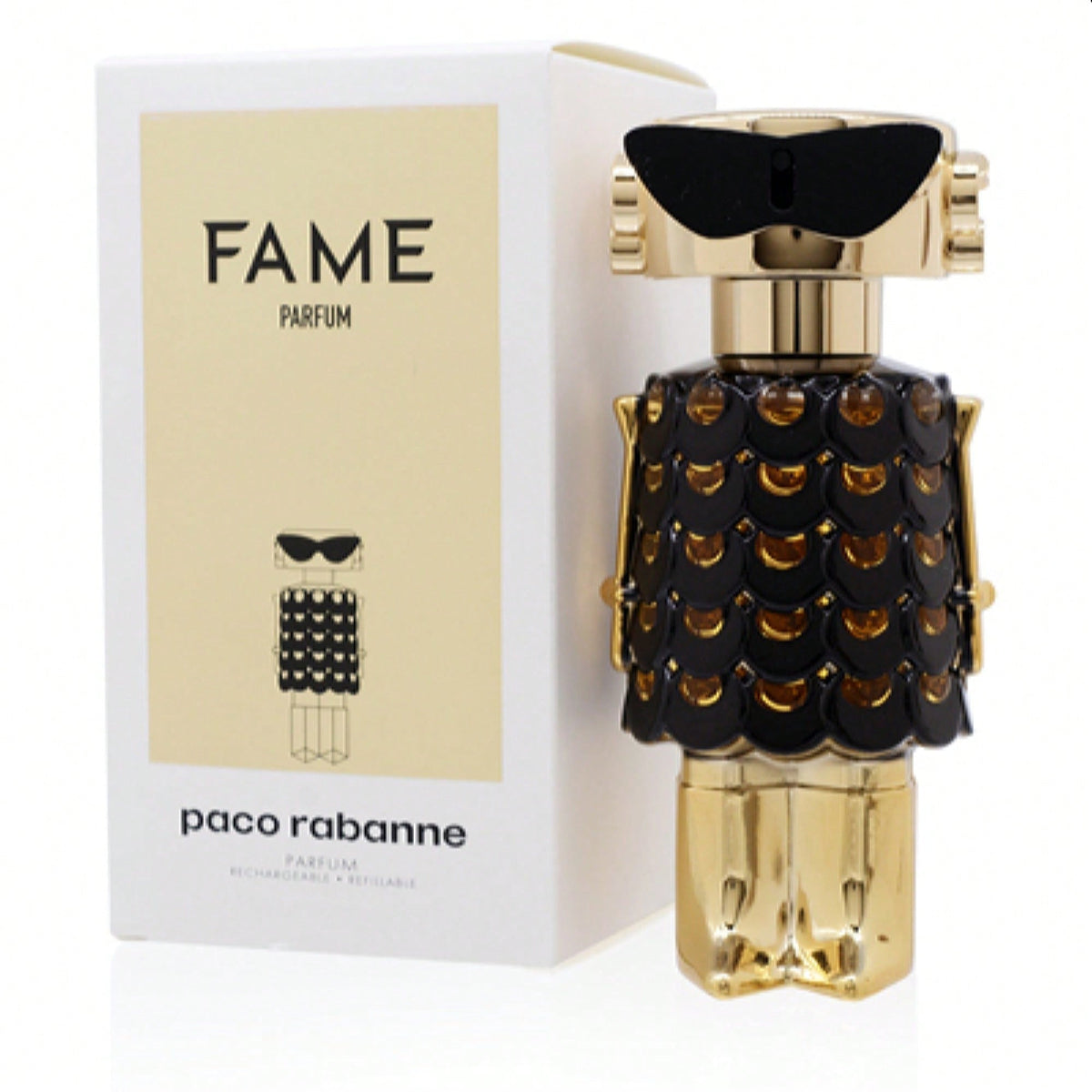 Fame by Paco Rabanne Parfum Spray Refillable 2.7 oz for Women