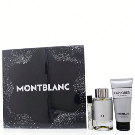 Mont Blanc Explorer Platinum Set - In Gift Box For Men