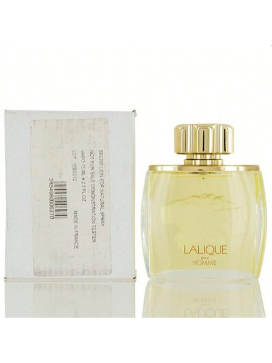 LALIQUE POUR HOMME LION /LALIQUE EDP SPRAY TESTER 2.5 OZ (75 ML) (M)
