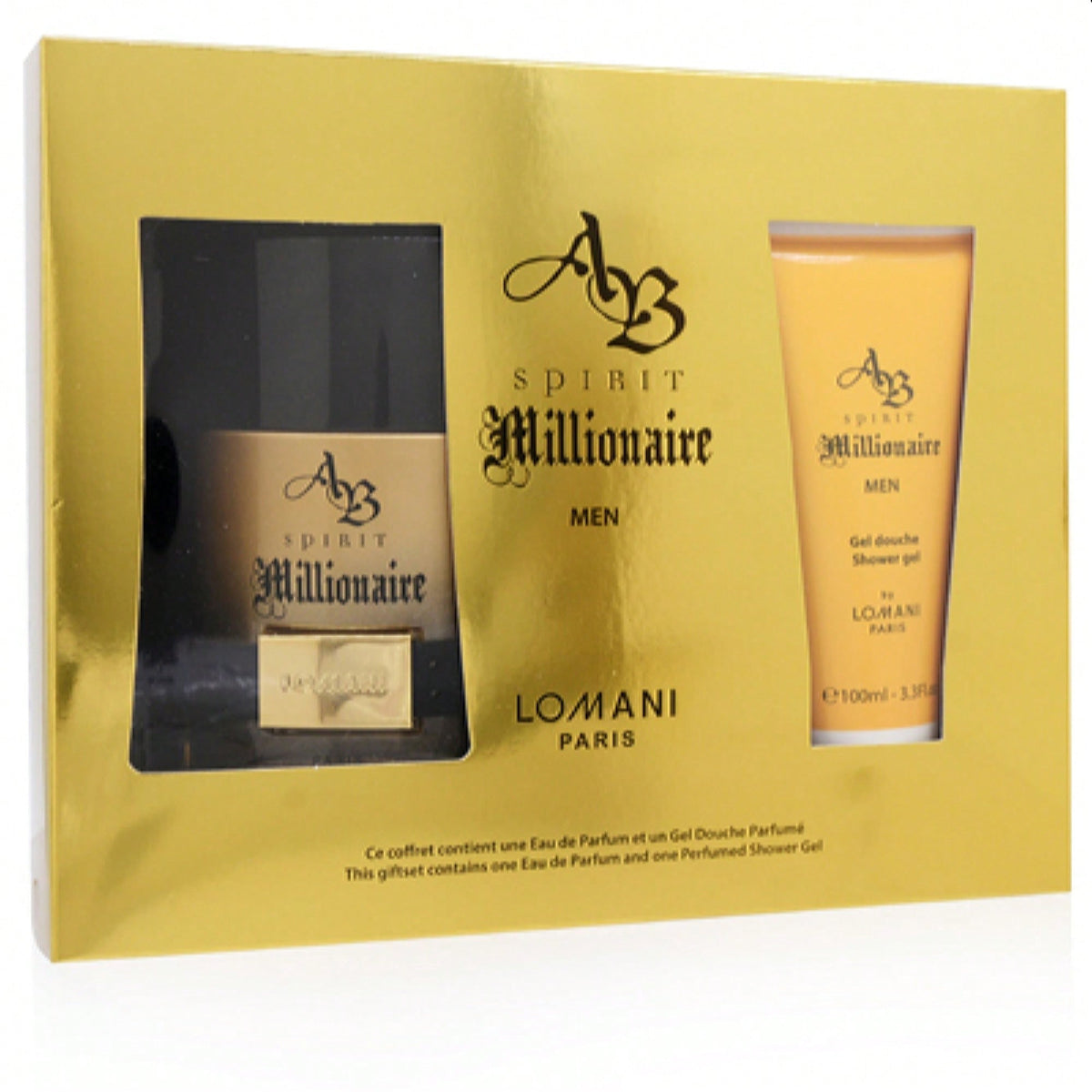 Lomani Ab Spirit Millionaire Set - In Window Box For Men