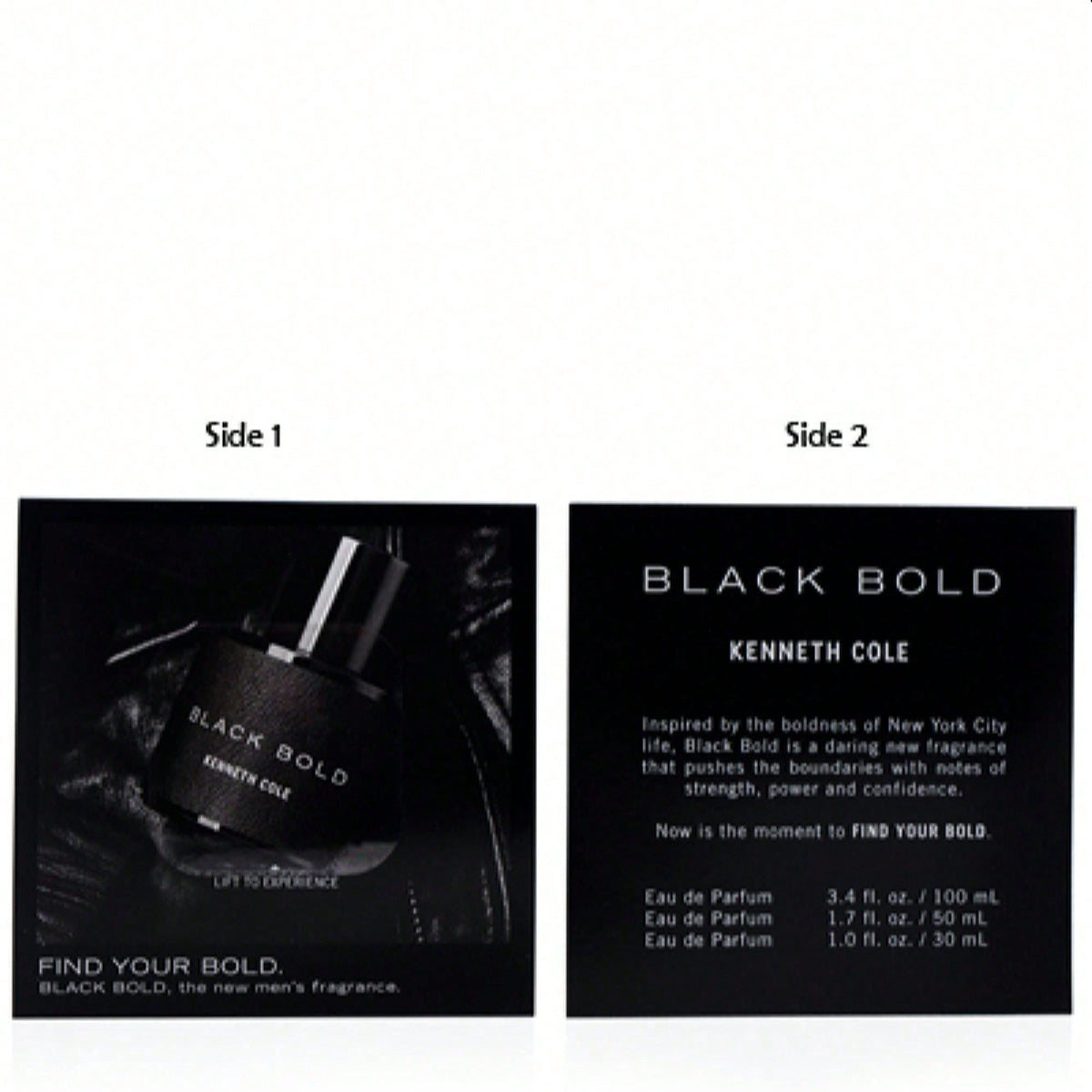 Kenneth Cole Black Bold Card