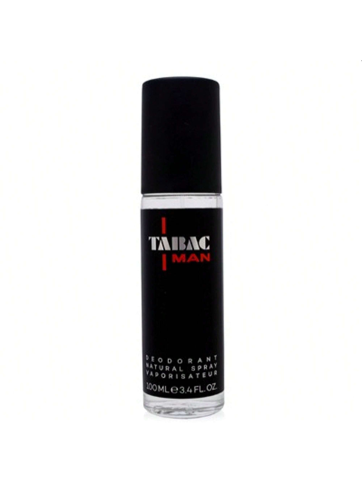 TABAC MAN/WIRTZ DEODORANT SPRAY GLASS 3.4 OZ (100 ML) (M)