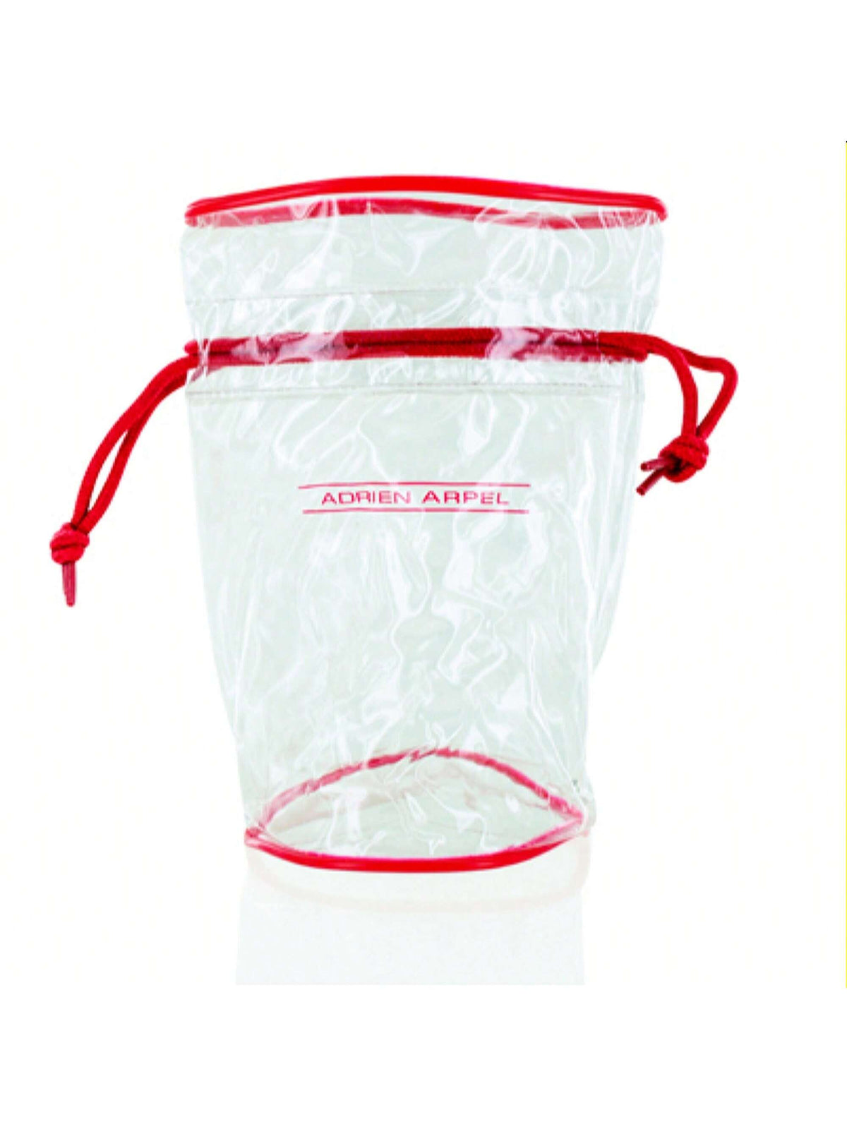 ADRIEN ARPEL/RED AND CLEAR BAG