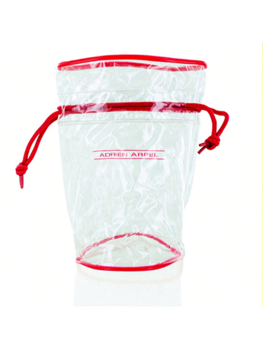 ADRIEN ARPEL/RED AND CLEAR BAG