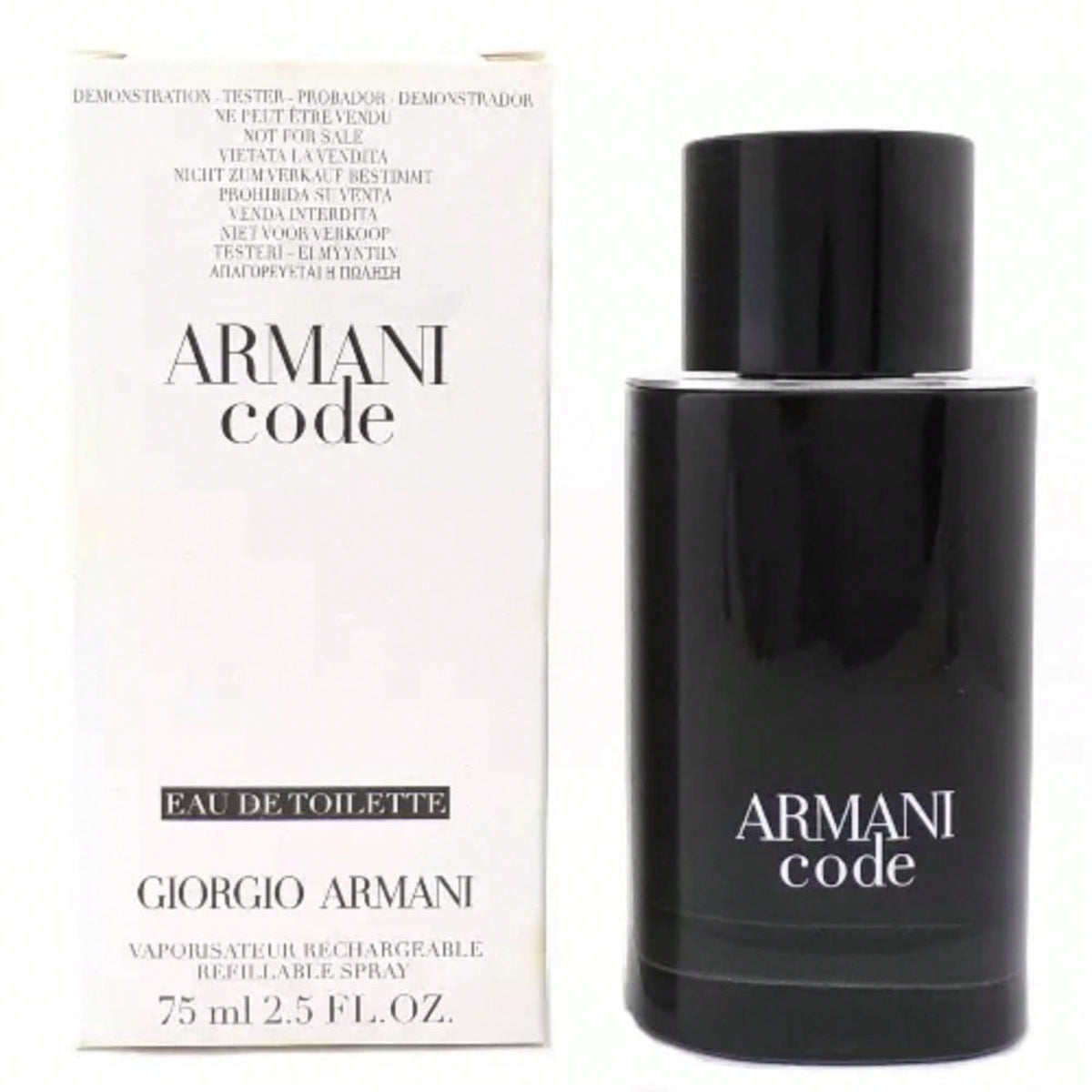 Armani Code For Men by Giorgio Armani EDT Spray 2.5 oz/75ml (Tester) for Men