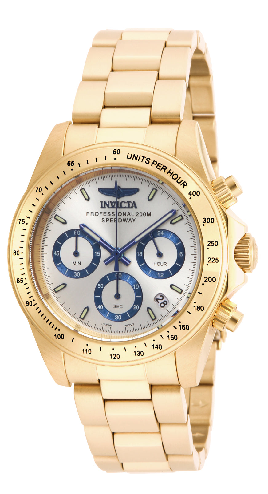 Invicta Men's 17312 Speedway Quartz Chronograph Silver Dial Watch
