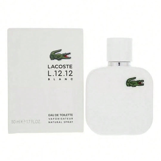 Lacoste L.12.12 Blanc Eau De Toilette Spray 1.6 OZ (50 ml) For Men