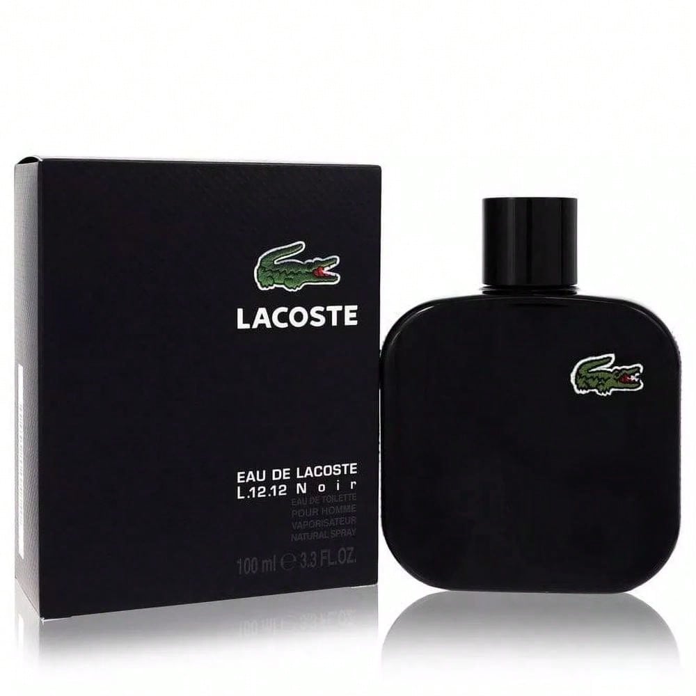 Eau De Lacoste L.12.12 Noir by Lacoste EDT Spray 3.3 oz for Men