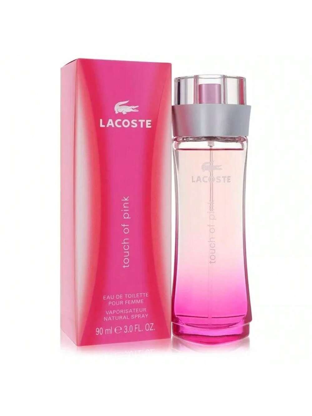 TOUCH OF PINK/LACOSTE EDT SPRAY TESTER 3.0 OZ (90 ML) (W)