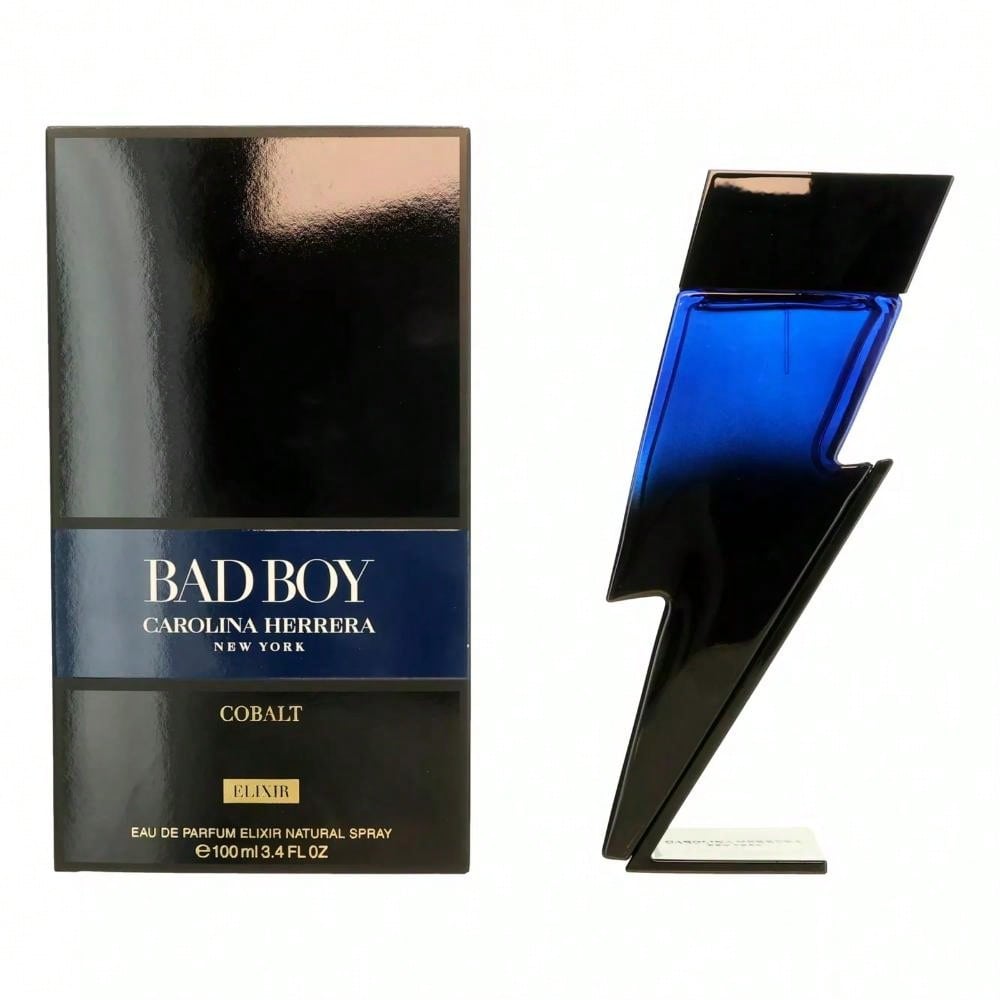 Bad Boy Cobalt Elixir by Carolina Herrera EDP Spray 3.4 oz for Men