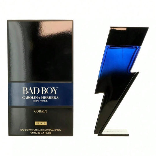 Bad Boy Cobalt Elixir by Carolina Herrera EDP Spray 3.4 oz for Men