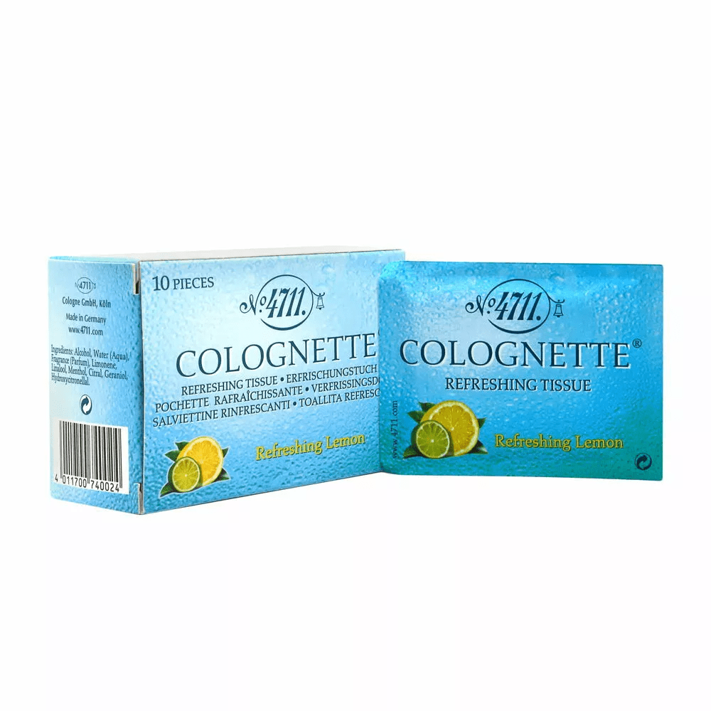 4711 Scented Refreshing Lemon Tissues 10 Pieces Unisex
