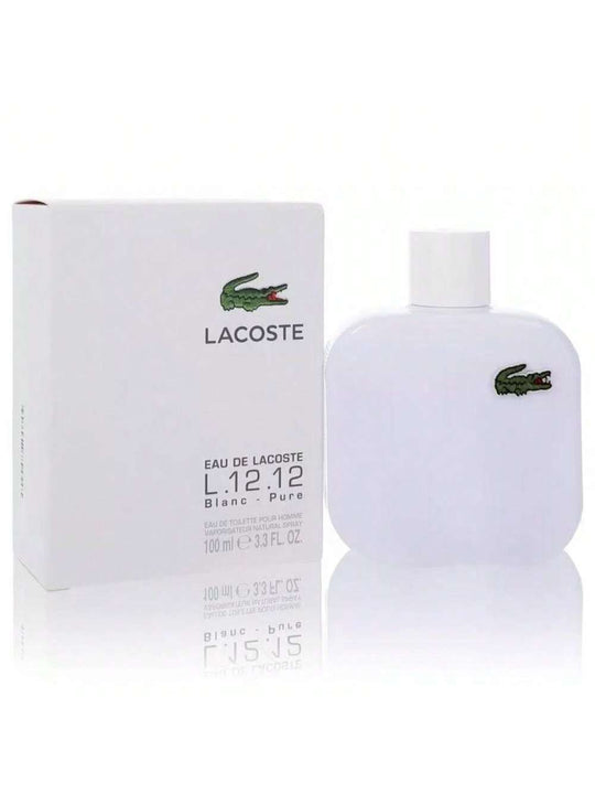 L.12.12 BLANC/LACOSTE EDT SPRAY (WHITE) 3.3 OZ (100 ML) (M)