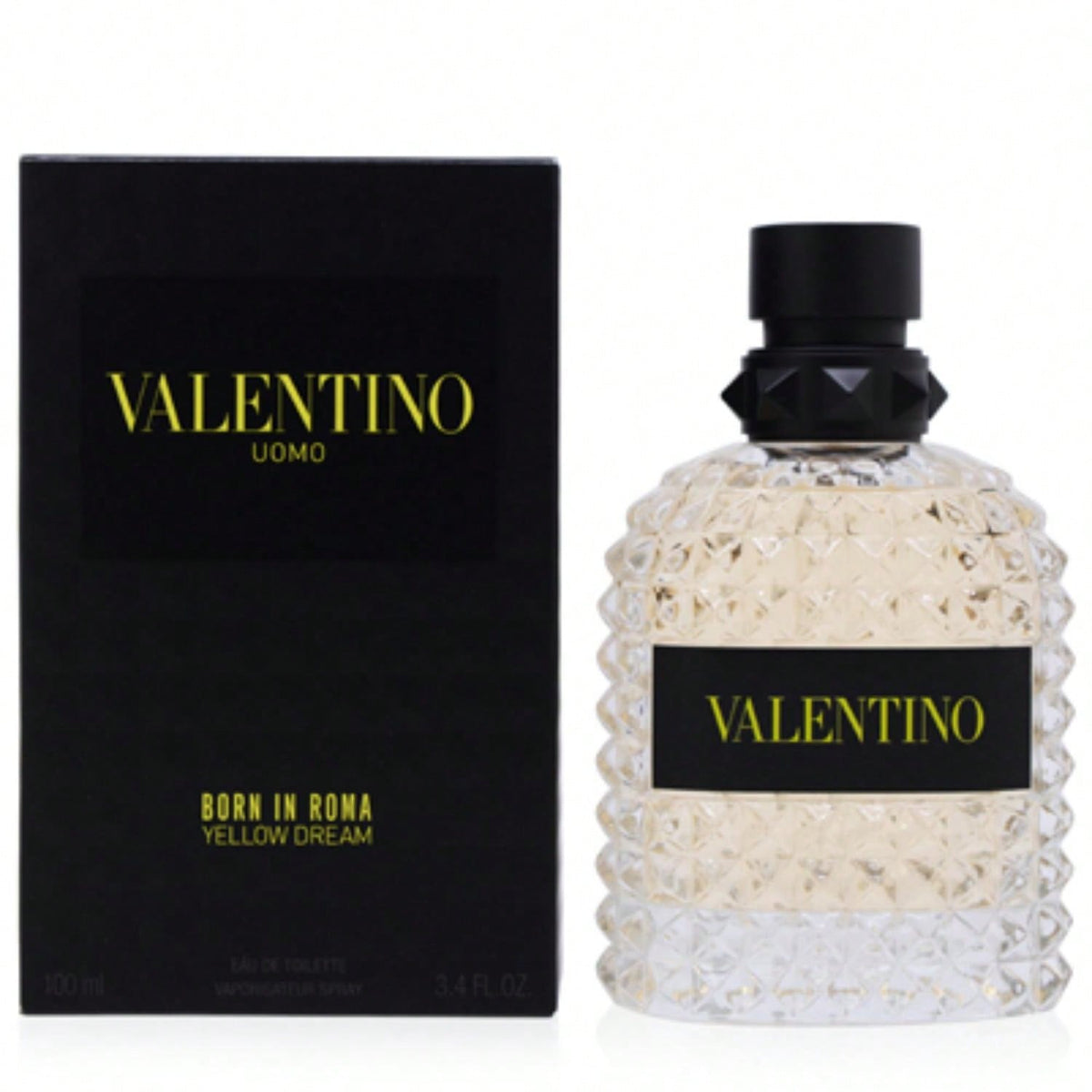 Uomo Born In Roma Yellow Dream by Valentino EDT Spray 3.4 oz for Men