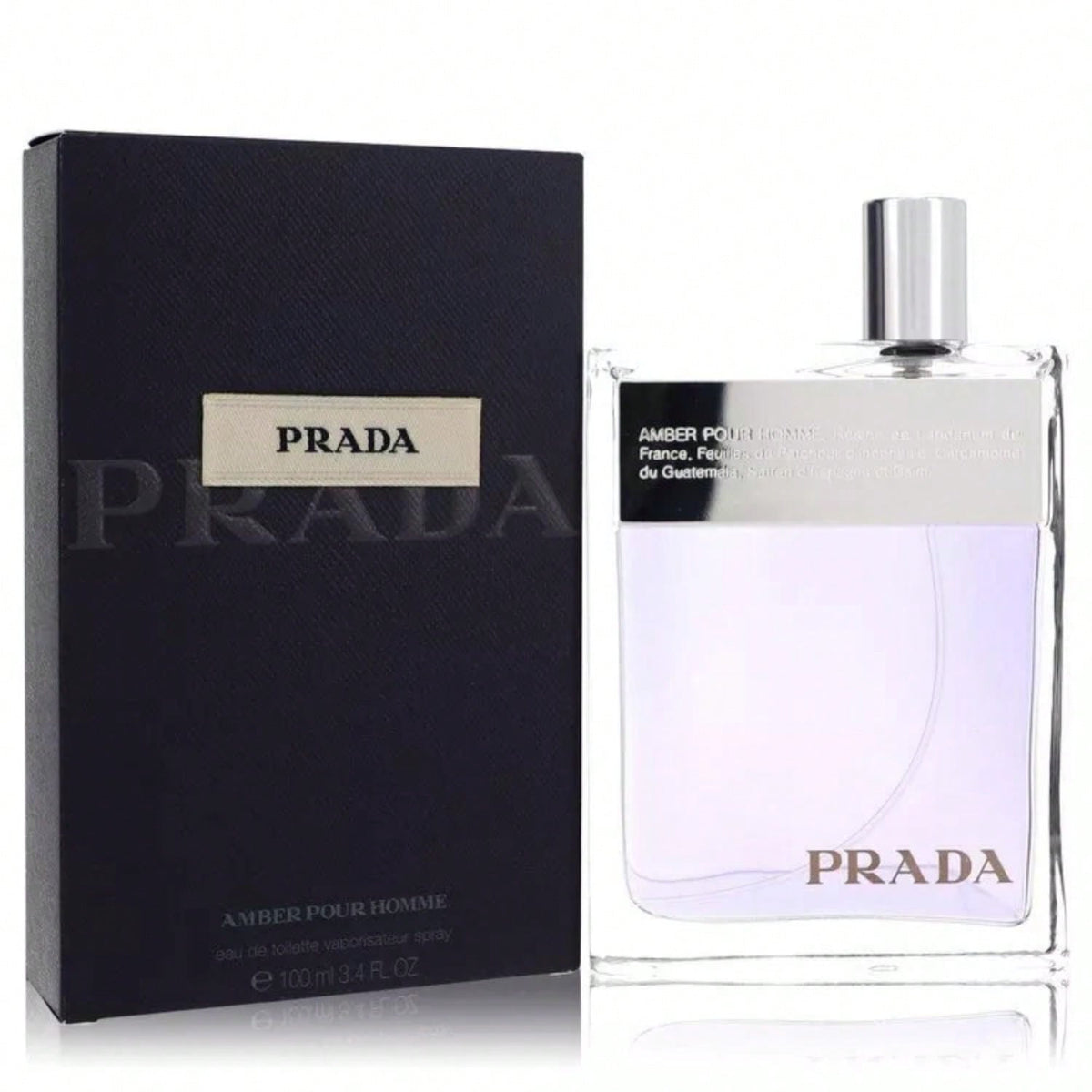 Prada Amber Pour Homme by Prada EDT Spray 3.4 oz for Men