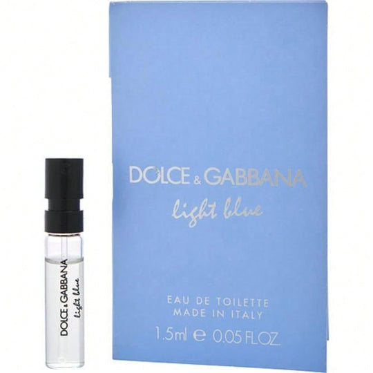 D&G Light Blue Eau De Toilette Spray 0.05 OZ (1.5 ml) For Women