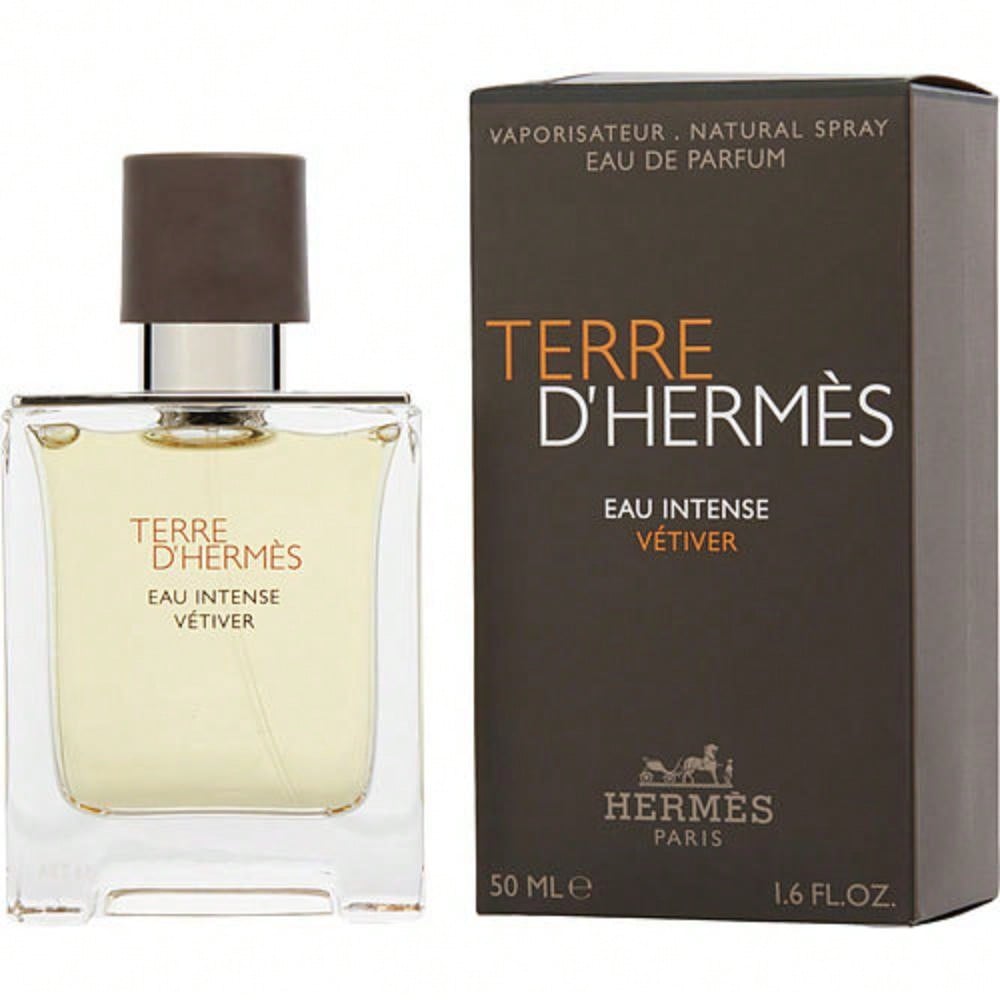 Terre D'Hermes Eau Intense Vet by Hermes EDP Spray 1.6 oz for Men