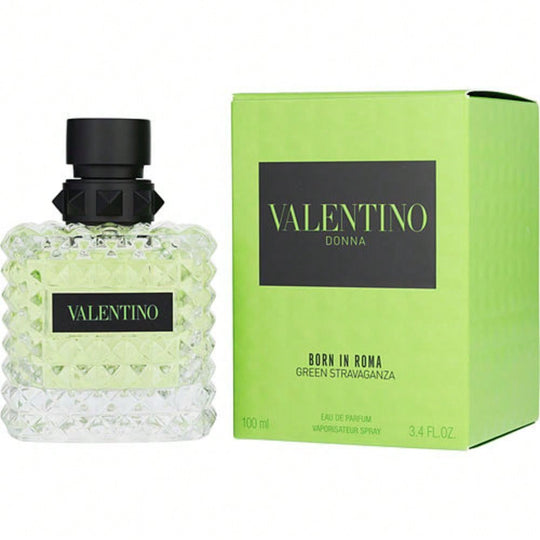 Valentino Born In Roma Green Stravaganza Eau De Parfum Spray 3.4 OZ (100 ml) For Women