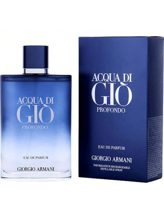 ACQUA DI GIO PROFONDO/GIORGIO ARMANI EDP SPRAY REFILLABLE 6.7 OZ (200 ML) (M)