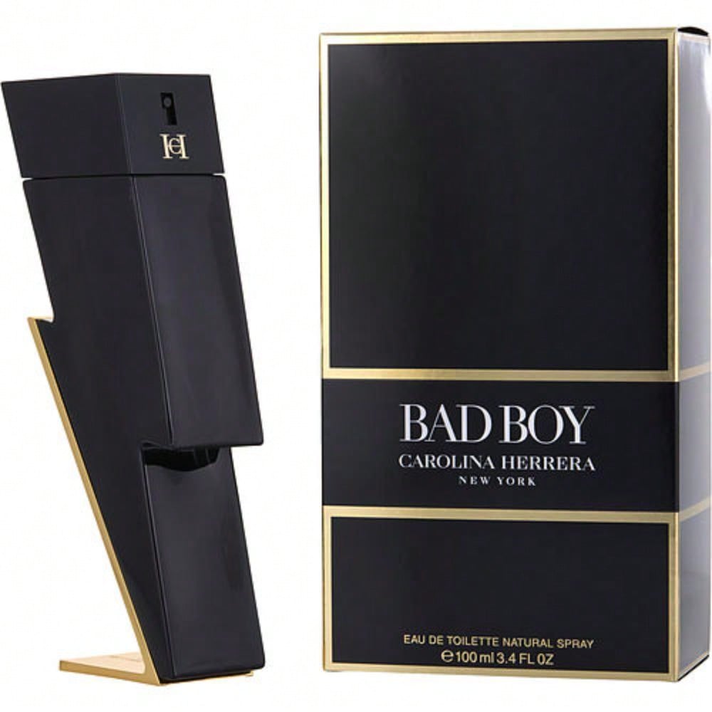Carolina Herrera Bad Boy Eau De Toilette Spray 3.4 OZ (100 ml) For Men