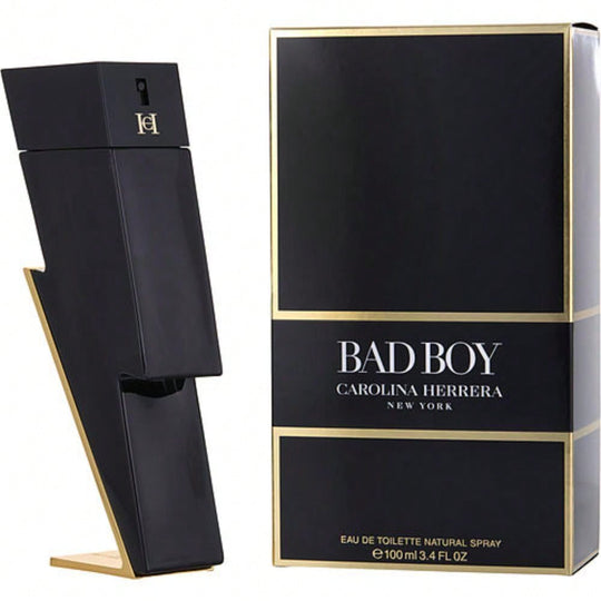 Carolina Herrera Bad Boy Eau De Toilette Spray 3.4 OZ (100 ml) For Men