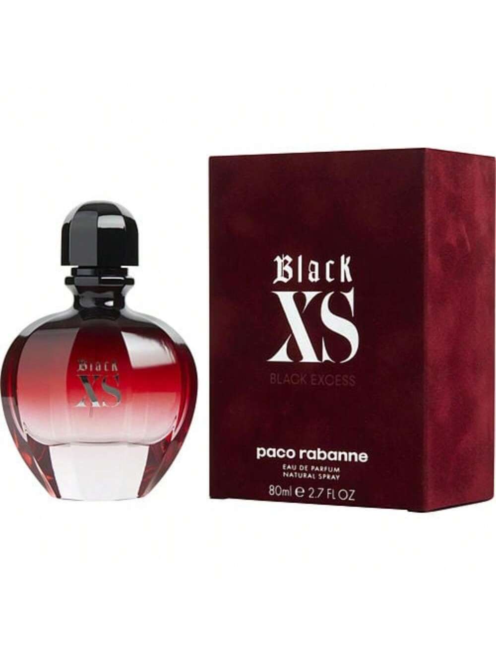 BLACK XS/PACO RABANNE EDP SPRAY 2.7 OZ (80 ML) (W)