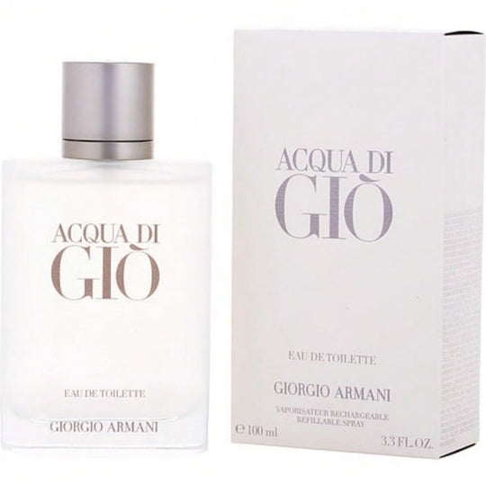 Acqua Di Gio Men by Giorgio Armani EDT Refillable 3.3 oz for Men
