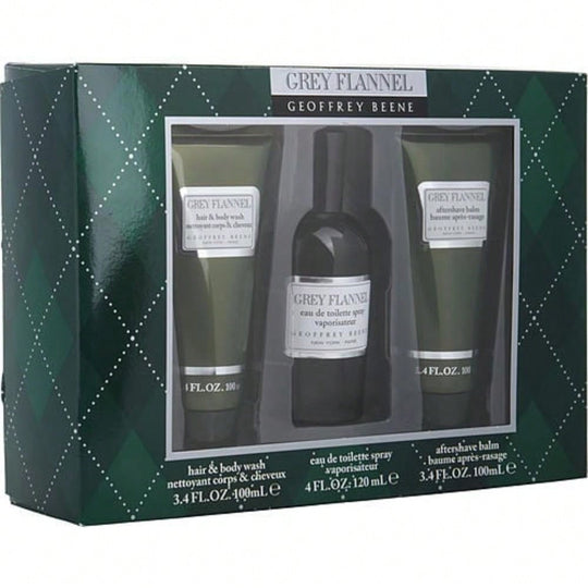 Geoffrey Beene Grey Flannel 3 Pc. Set - In Display Box For Men