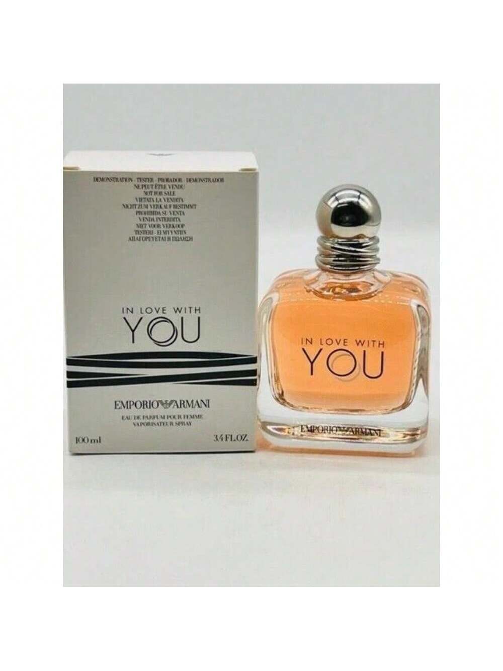 EMPORIO IN LOVE WITH YOU/GIORGIO ARMANI EDP SPRAY TESTER 3.4 OZ (100 ML) (W)