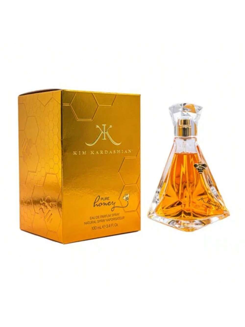 KIM KARDASHIAN PURE HONEY/KIM KARDASHIAN EDP SPRAY 3.4 OZ (100 ML) (W)