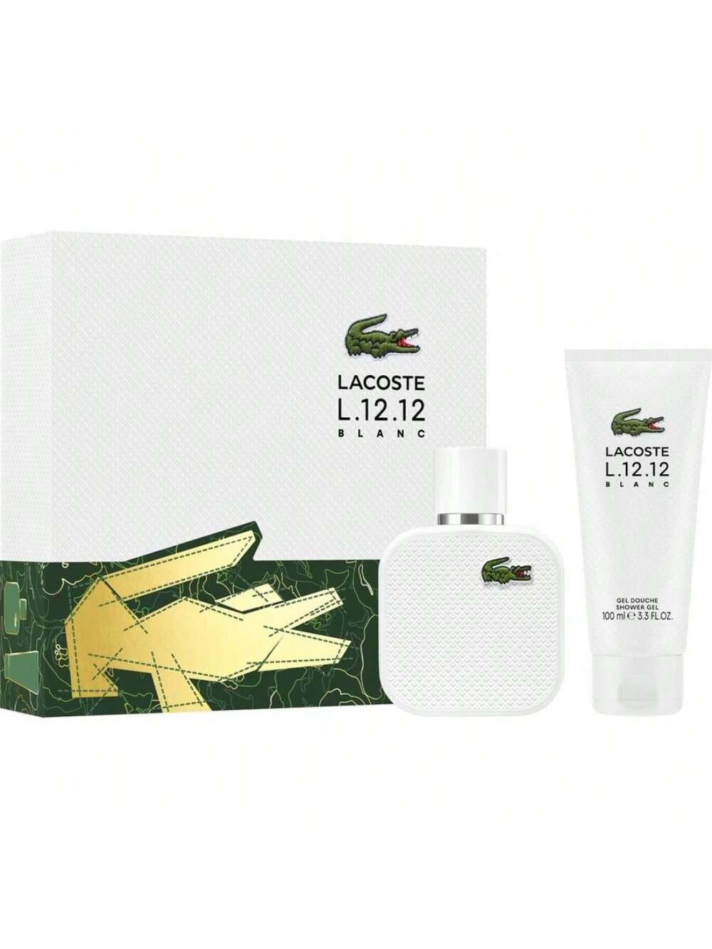 L.12.12 BLANC/LACOSTE EDT SPRAY (WHITE) 3.3 OZ (100 ML) (M)