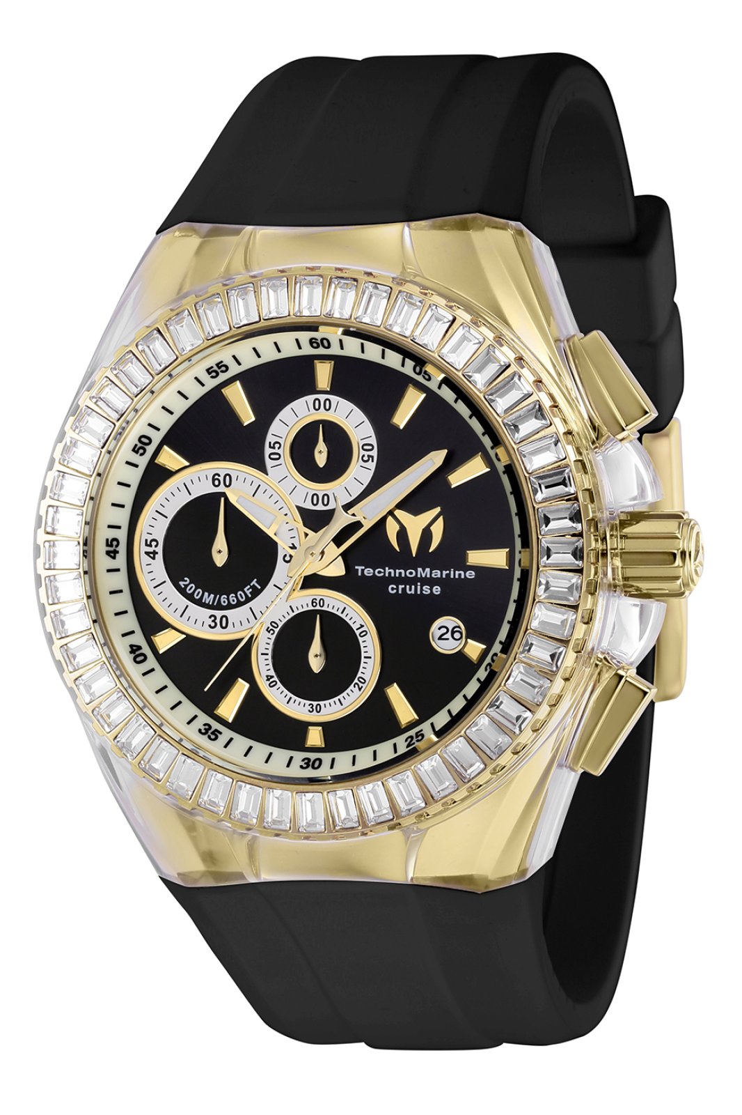 Technomarine Men's TM-121155 Cruise Original Quartz Black Dial Watch