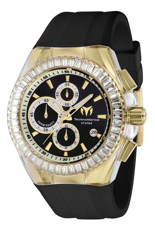 Technomarine Men's TM-121155 Cruise Original Quartz Black Dial Watch