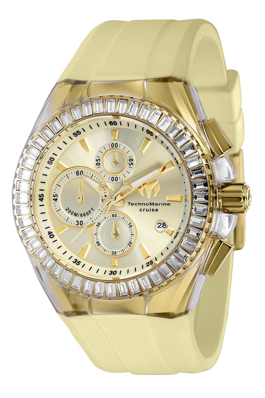 Technomarine Men's TM-121159 Cruise Original Quartz Gold Dial Watch
