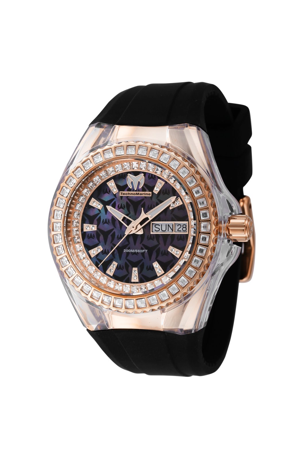 Technomarine Women's TM-121176 Cruise Quartz Chronograph Black Dial Watch