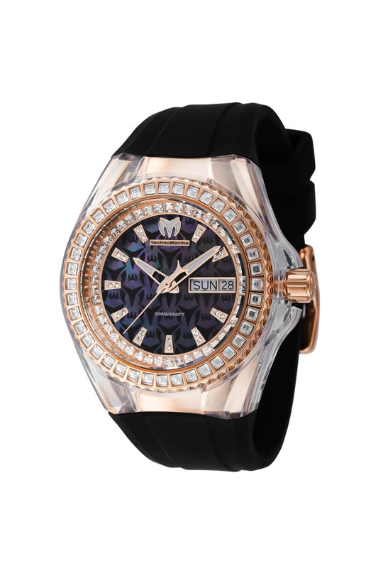 Technomarine Women's TM-121176 Cruise Quartz Chronograph Black Dial Watch