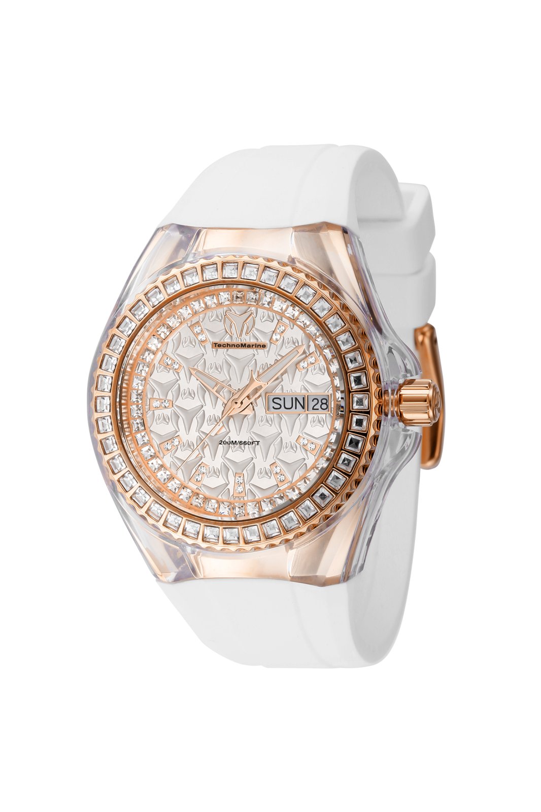 Technomarine Women's TM-121173 Cruise Quartz Chronograph Silver Dial Watch