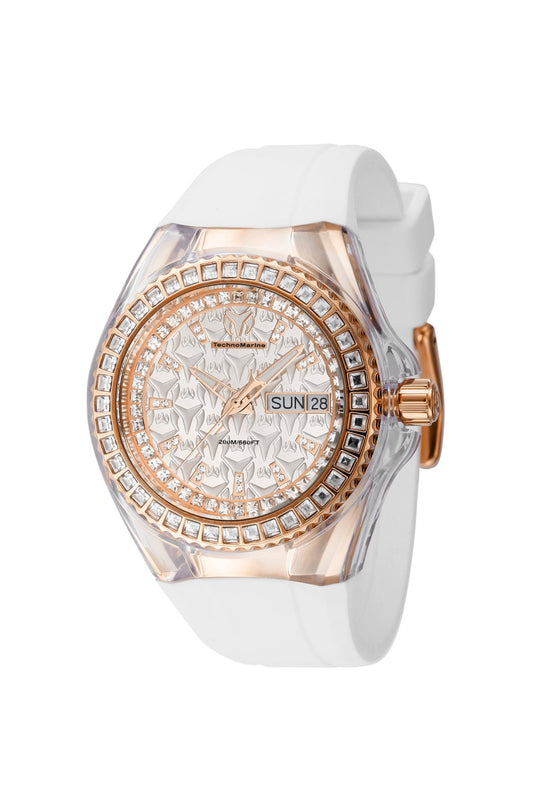 Technomarine Women's TM-121173 Cruise Quartz Chronograph Silver Dial Watch