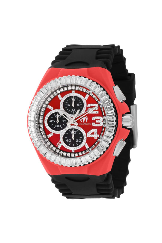 Technomarine Men's TM-121185 Cruise Quartz Red Dial Watch