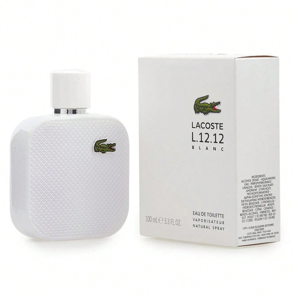 L.12.12 Blanc by Lacoste EDT Spray 3.3 oz for Men