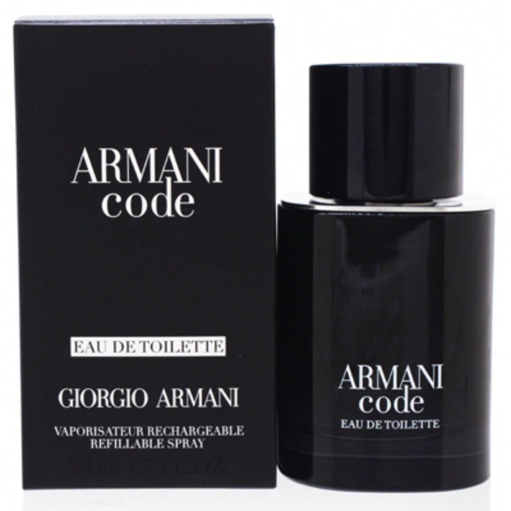 Armani Code For Men by Giorgio Armani EDT Spray Refillable 1.7 oz for Men