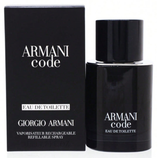 Armani Code For Men by Giorgio Armani EDT Spray Refillable 1.7 oz for Men