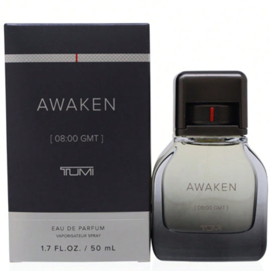 Tumi Awaken 8:00 Gmt by Tumi EDP Spray 1.7 oz for Men