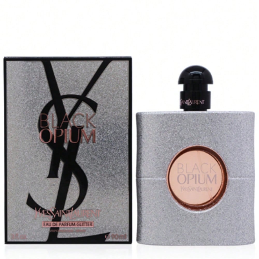 Black Opium Glitter by Ysl EDP Spray 3.0 oz for Women